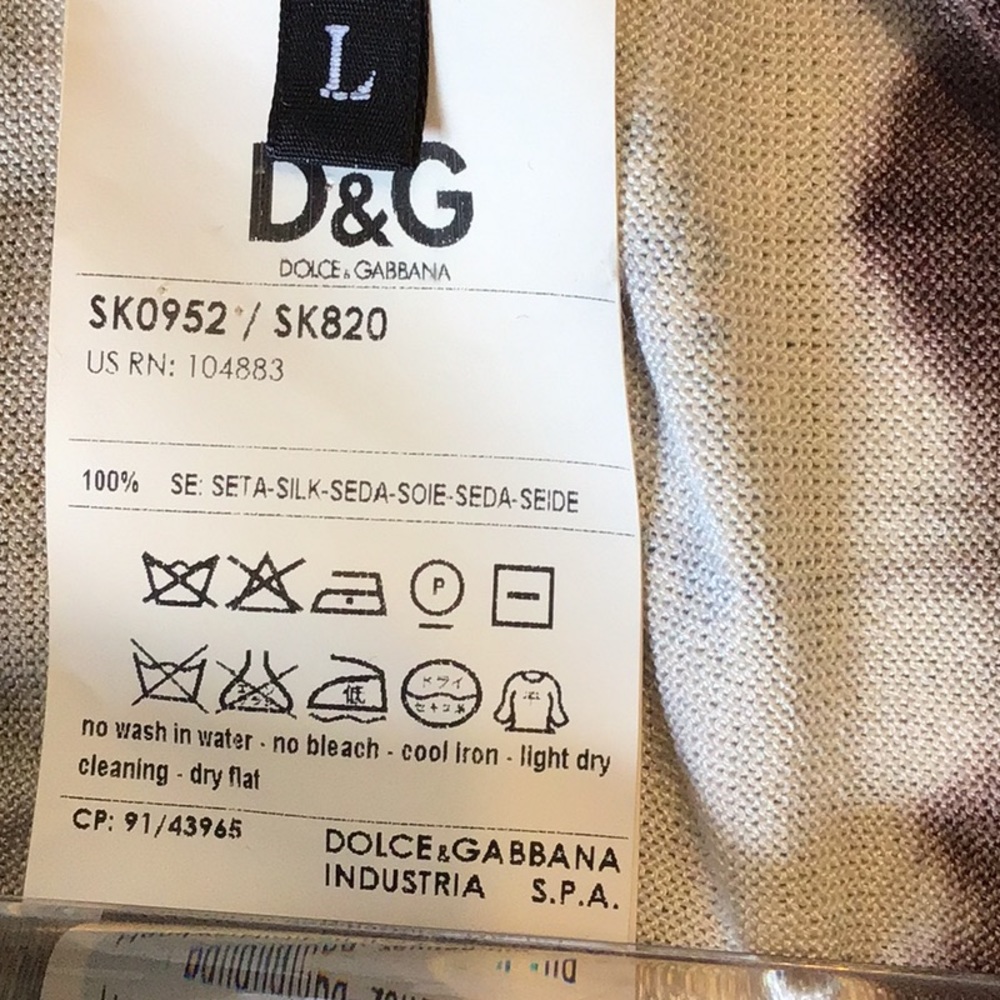 Dolce & Gabbana large knitted silk cardigan - Picture 5 of 8